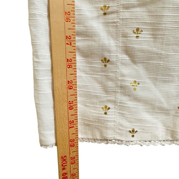 TULAROSA JENNA‎ BELTED BUTTON DOWN WHITE MIDI SKIRT SMALL NWT POCKETS - Picture 7 of 11